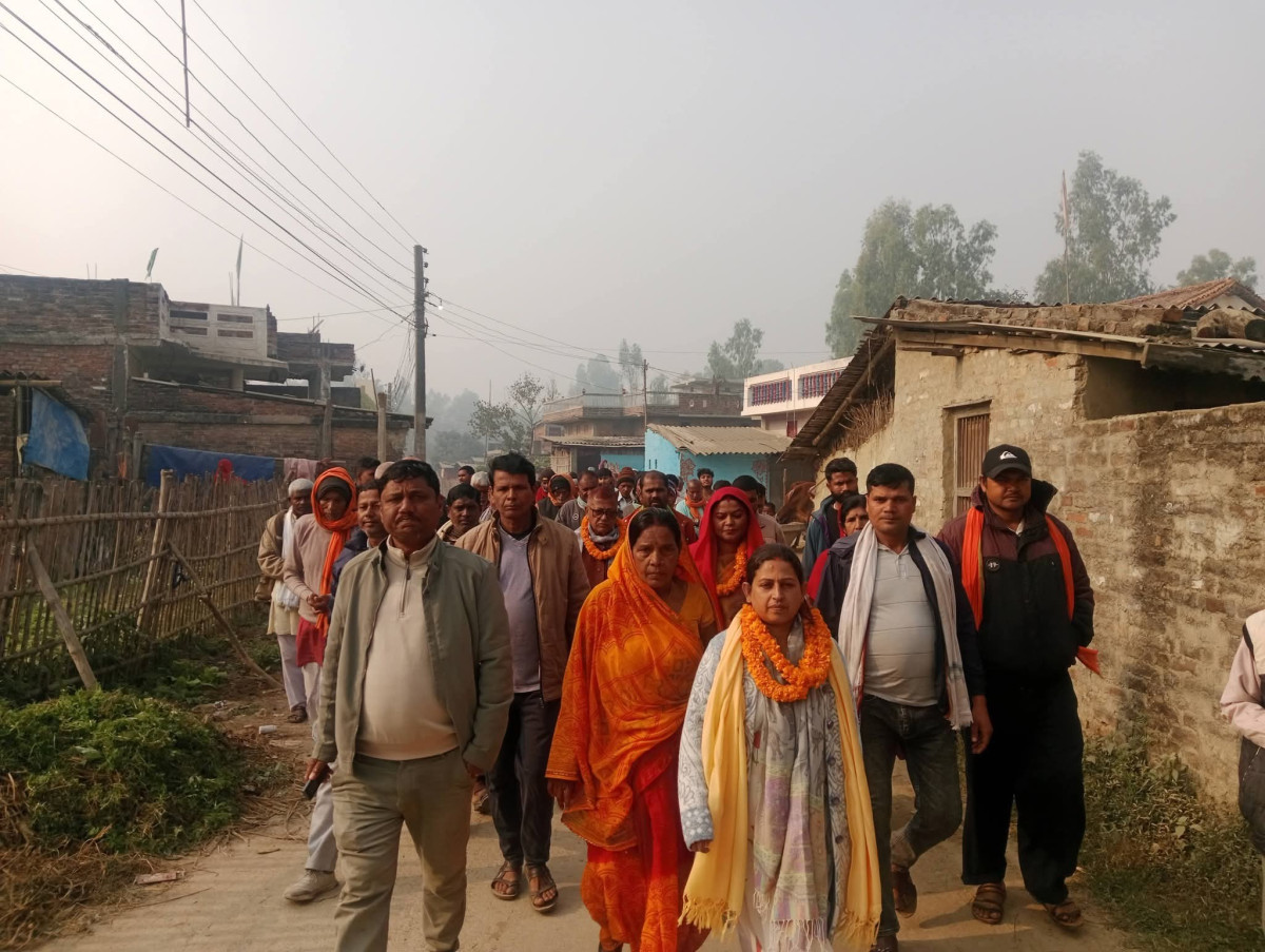 महोत्तरी–३ मा जसपाको घरदैलो अभियान तीव्र, जिततर्फ निर्णायक मोड — अजय झा